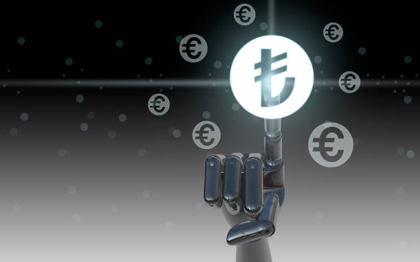 istock Pressing Turkish Lira Symbol 1197611594