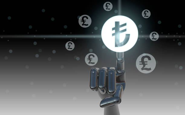 istock Pressing Turkish Lira Symbol 1197612314
