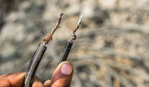 istock very dangerous and risky improper joint of an electric cables those are stripped 1197619448