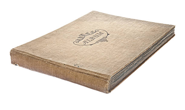istock Old worn photograph album 119762412