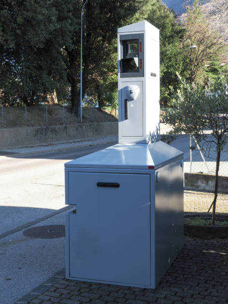 istock Vehicle speed detection equipment. 1197639391