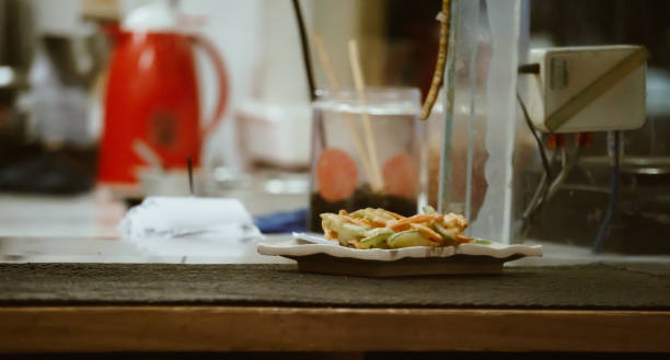 istock Sushi in Shusi Shop 1197640156