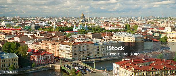 Skyline Della Città Di San Pietroburgo - Fotografie stock e altre immagini di San Pietroburgo - Russia - San Pietroburgo - Russia, Statua di Pietro il Grande, Ambientazione esterna