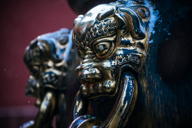 Chinese metal door ring