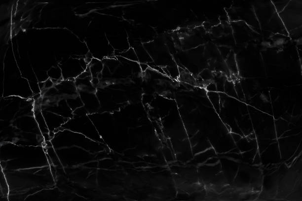 istock Black marble natural pattern for background, abstract black and white 1197643610