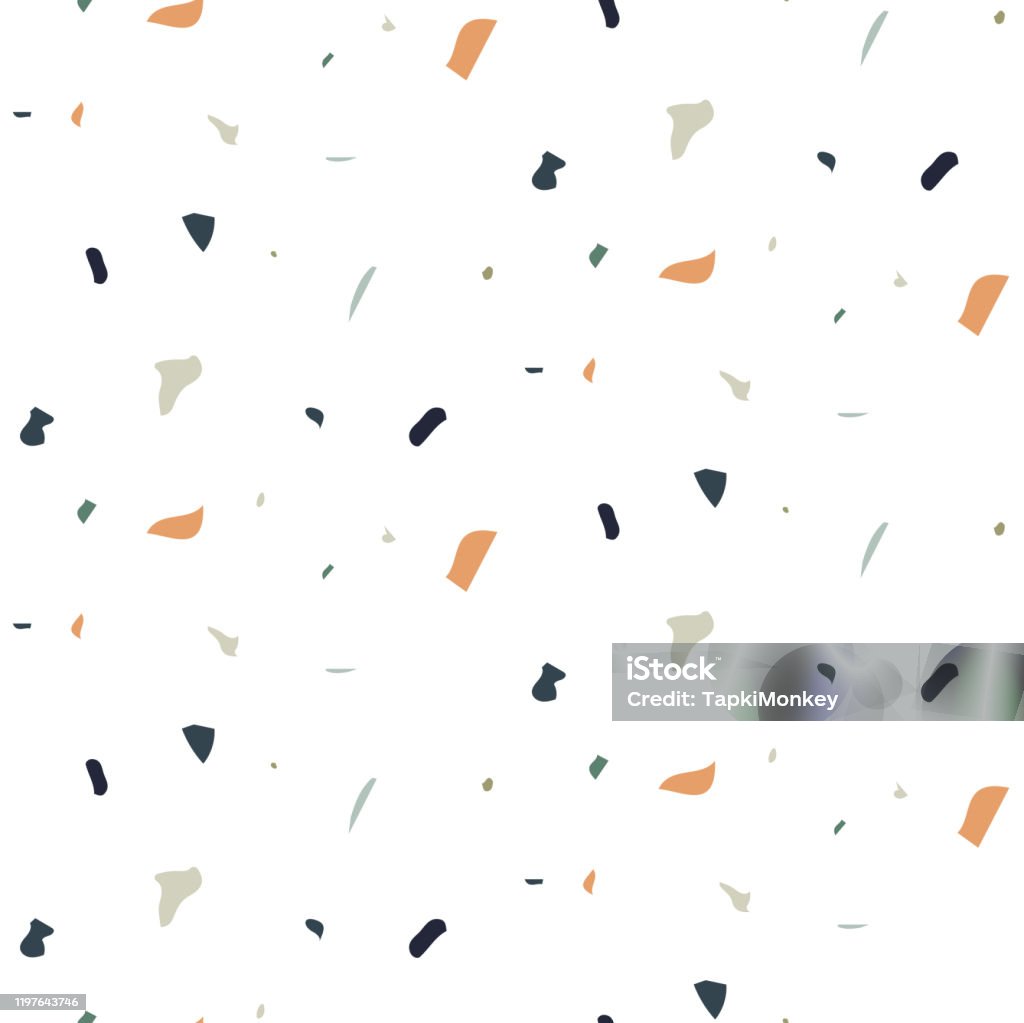 Seamless Pattern Hand Drawn Dot Scratch Particles Texture Vector ...