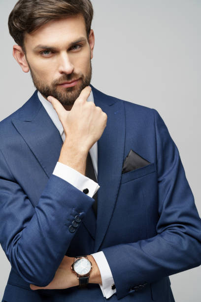 istock Studuo shot of thinking businessman wearing suit 1197648472