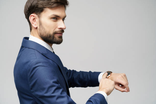 istock Studuo shot of thinking businessman wearing suit 1197648493
