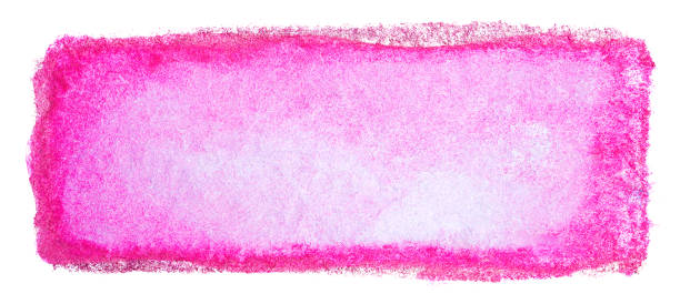istock rectangle watercolor, spot red magenta with saturated edges and a bright middle. on white background isolated template 1197653922