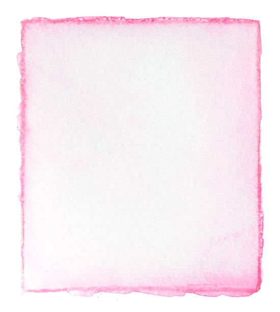 istock painted edges watercolor element pink geometric shape with watercolor paint. element for design. on white background isolated template 1197653927