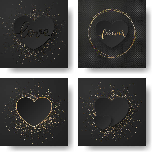 illustrazioni stock, clip art, cartoni animati e icone di tendenza di amore in oro - love word