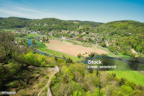 Wiesenttal Valley In Germany Stock Photo - Download Image Now - Beauty In Nature, Franconia, Germany