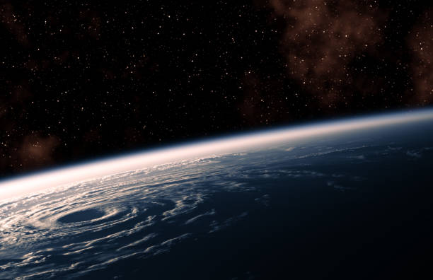 istock View From Space Of A Large Hurricane Raging On Planet Earth 1197668785