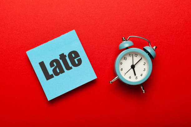 istock Late time on clock, alarm and deadline concept 1197670539