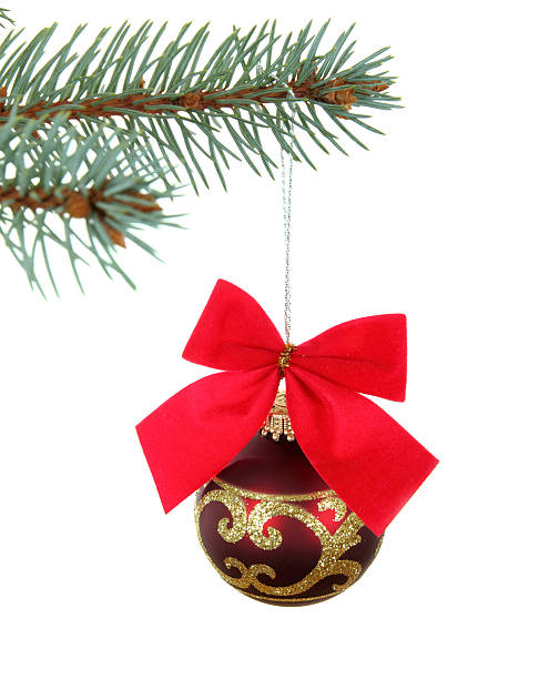 istock Christmas decor red ball 119767091