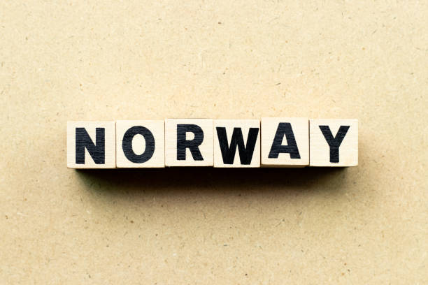 istock Letter block in word Norway on wood background 1197674257