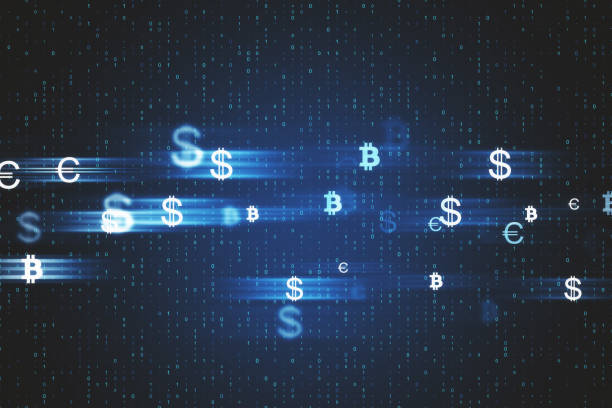 istock Glowing money signs background 1197675252