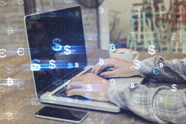 istock Glowing money signs background 1197676859