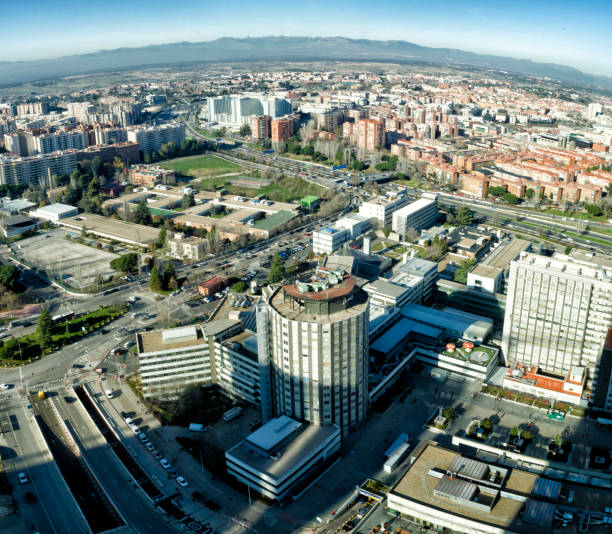istock Aerial panorama of Madrid 1197676995
