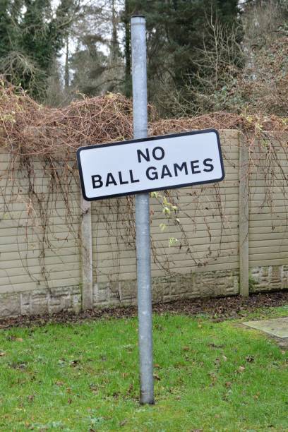 istock No ball games outdoor sign 1197678066