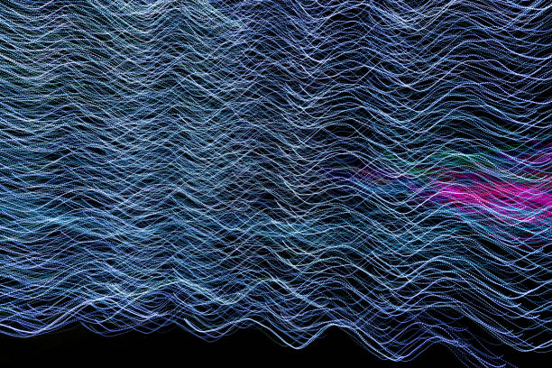 istock Christmas Lights motion Blur abstract across the screen 1197678089