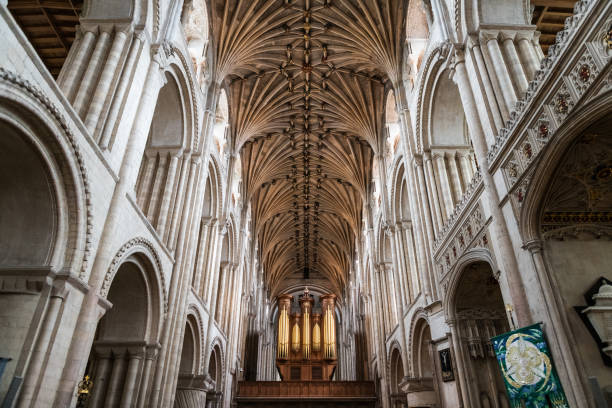 istock Inside Norwich Cathedral in East England 1197678190