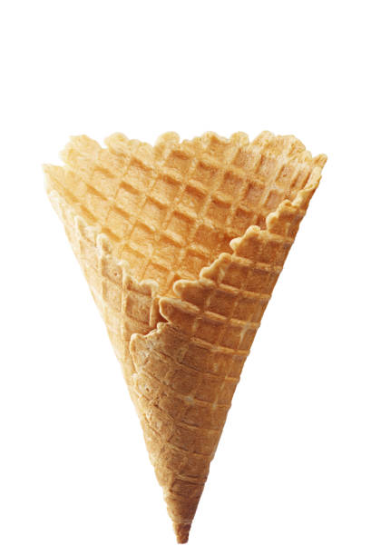 istock waffle cone tasty one in isolation 1197680103