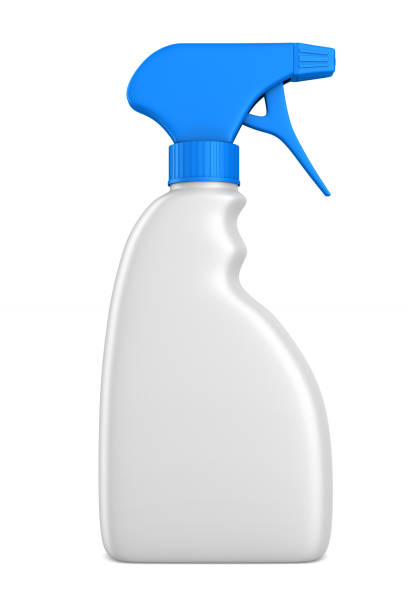 airbrush on white background. Isolated 3d illustration