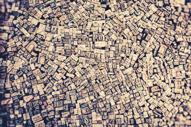 Alphabet, Letters, numbers, letterpress, metal, newspaper, Typesetter, Typescript, The Media,