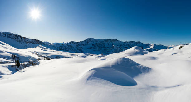 istock Aerial view from a beautiful mountain range 1197691382