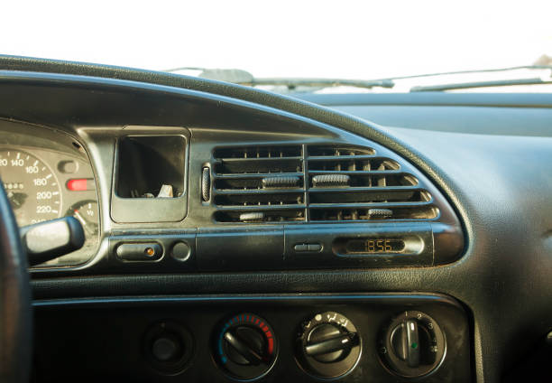 istock interior dashboard of old 90s car 1197691409