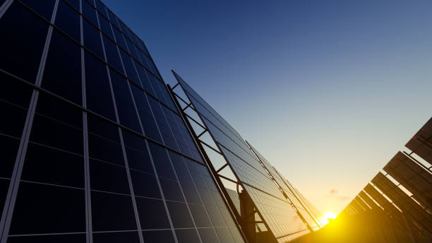istock Sunrise Across the Solar Farm 1197700310