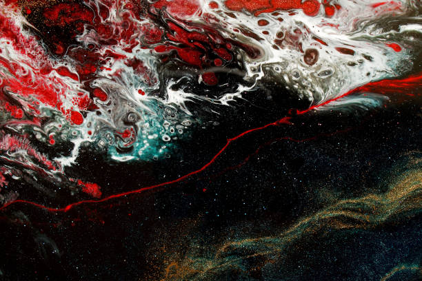 istock Part of original epoxy resin art 1197702890