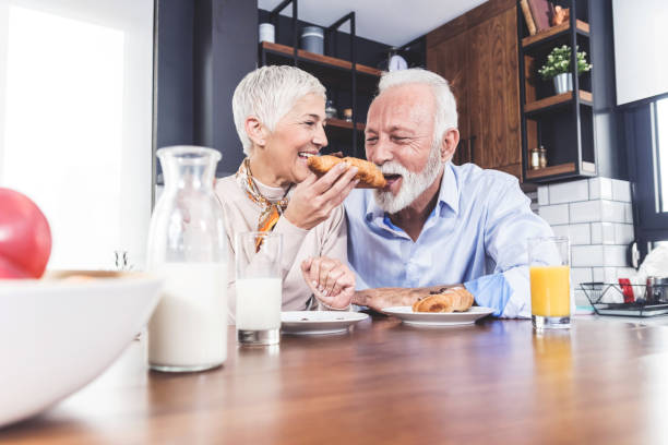 istock Senior couple in kitchen 1197703983