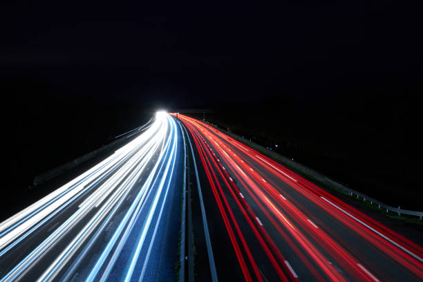istock Vehicle traffic on motorway 1197704052