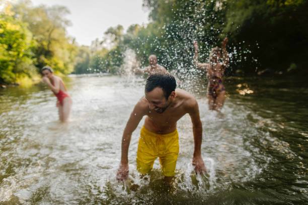 istock Hot summer days on the river 1197709071