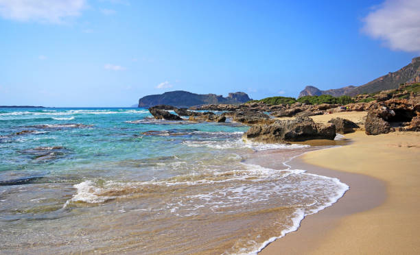 istock Beautiful Falassarna beach on Crete, Greece 1197710876