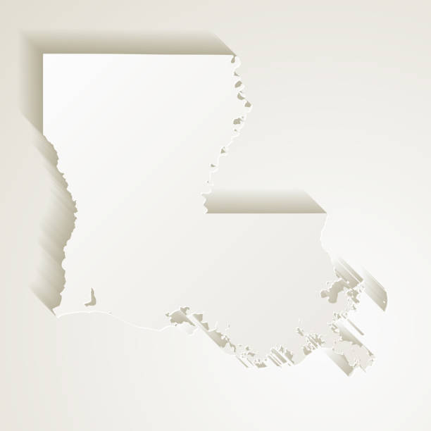 110+ Louisiana 3d Map Illustrations, Royalty-Free Vector Graphics