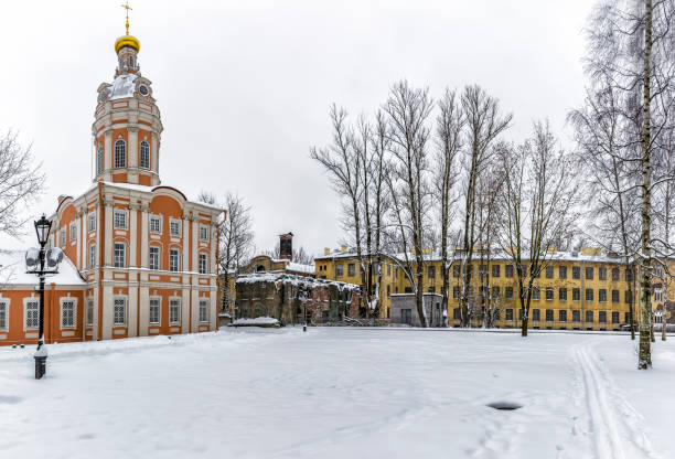 istock Library (southwest) tower of the Seminar building. 1197714152