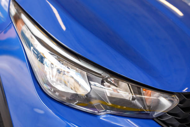 istock Car close up detail 1197717227