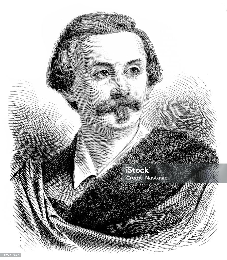 アドルフフリードリヒグラーフフォンシャックはドイツの詩人文学史家美術家 19世紀のベクターアート素材や画像を多数ご用意 iStock