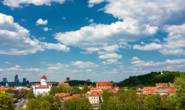istock Top view of Vilnius 1197728039