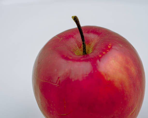 istock Red ripe apple on an isolated background, fruit 1197729931