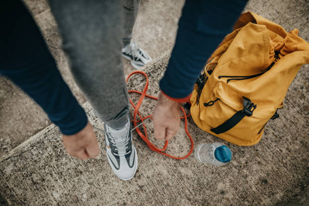 istock Tied shoes 1197734753