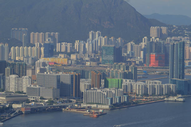 istock kowloon side  view at peak 28 June 2014 1197736622