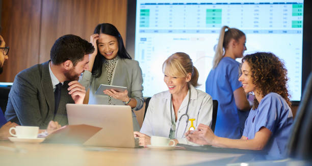 istock happy medical team meeting 1197739782