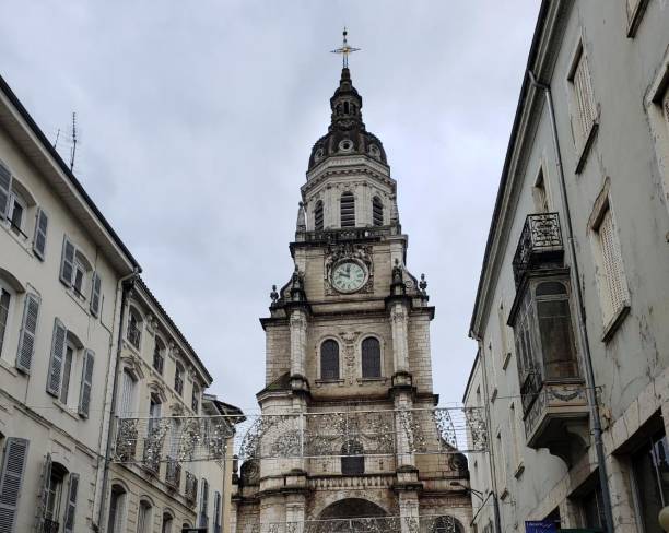 notre-dame de bourg-en-bresse. - bresse foto e immagini stock