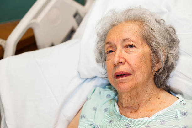 istock Elderly Woman in Hospital 1197743476