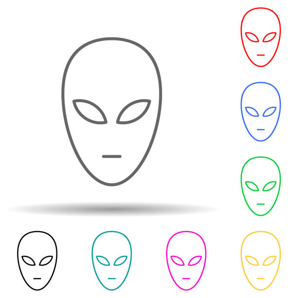 Ilustración de Icono De Estilo Multicolor Alienígena Línea Delgada Simple Vector De Esquema De Los Iconos De Estudio De Scientifics Para Ui Y Ux Sitio Web O Aplicación Móvil y más Vectores Ilustración de Icono De Estilo Multicolor Alienígena Línea Delgada Simple Vector De Esquema De Los Iconos De Estudio De Scientifics Para Ui Y Ux Sitio Web O Aplicación Móvil y más Vectores