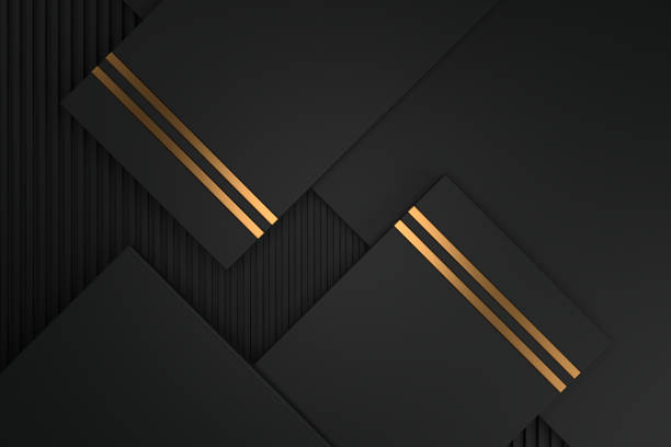 istock Abstract background of metallic with luxury concepts. 3D rendering. 1197754589